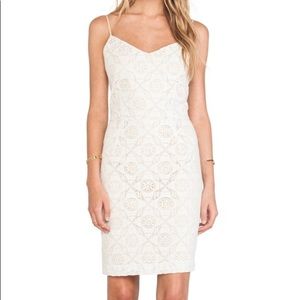 Joie off white crochet dress